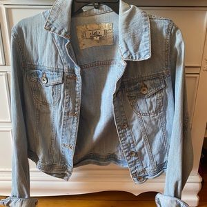 Light wash denim jacket